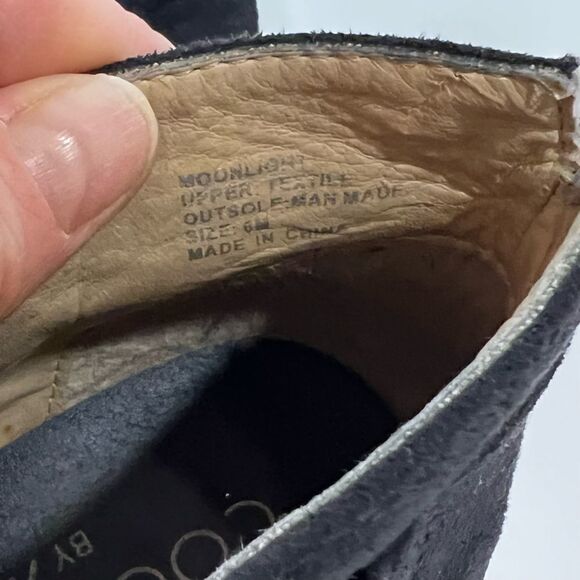 Coconuts by Matisse Black Suede Like Ankle Booties Moonlight Style - Picture 3 of 10